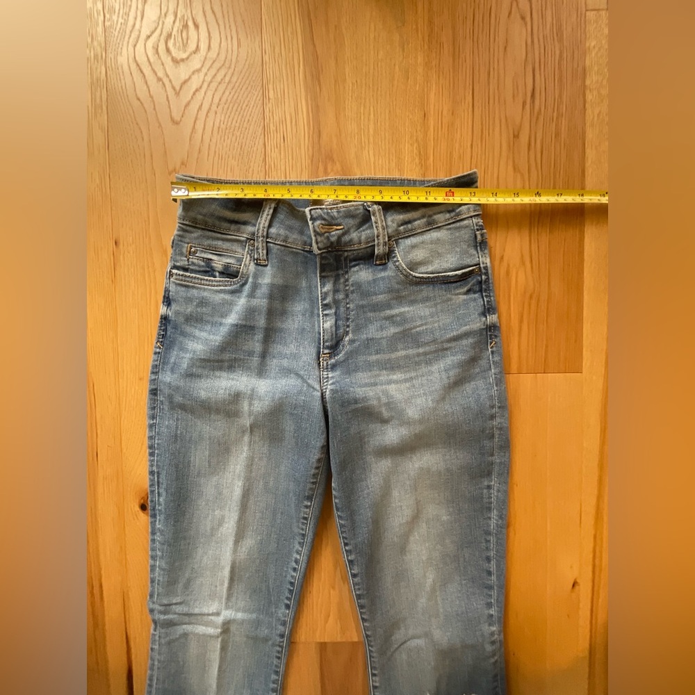 NWOT, Kurt from the Kluth “Natalie” Boot Cut Mid Rise Blue Jeans, Size 0 - Picture 7 of 9